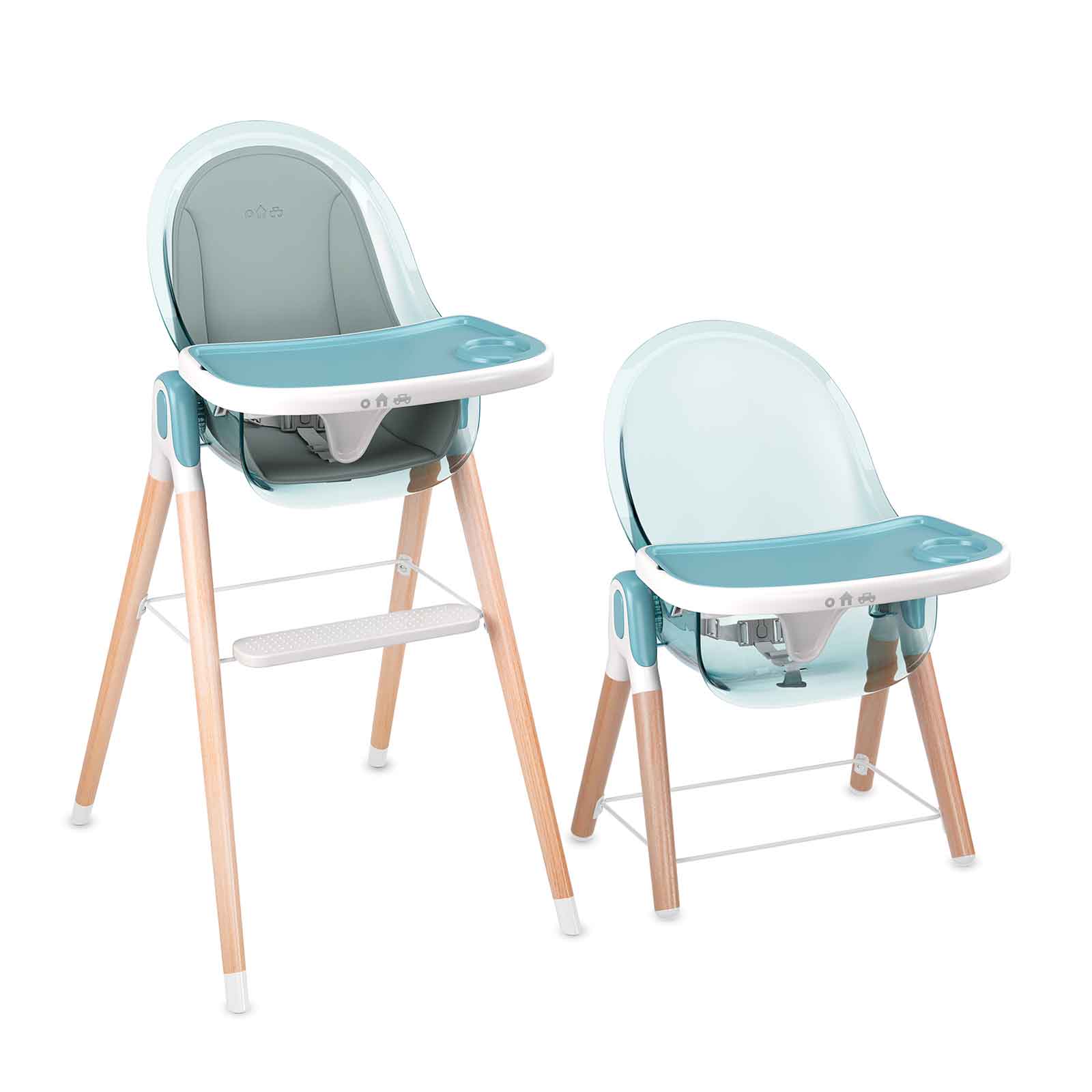 Children of Design 6 in 1 Deluxe High Chair  w/cushion