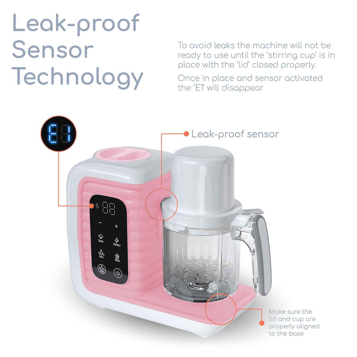 8 in 1 Smart Baby Food Maker & Processor