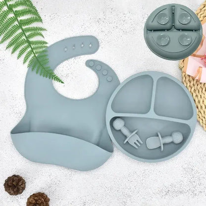 Baby Silicone Plate Set