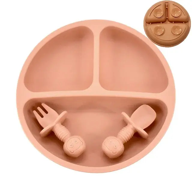 Baby Silicone Plate Set