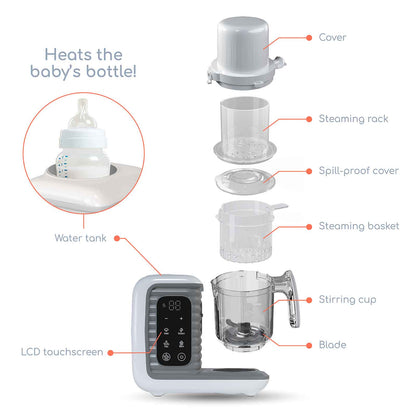 8 in 1 Smart Baby Food Maker & Processor
